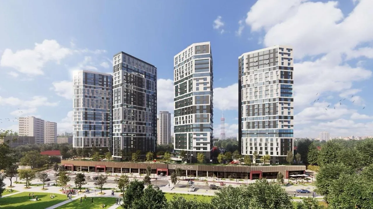 Petrovdom Apartments 21-121 In Rc Poetika 25E Degtyarivska Street, Building 3, First Collection 基輔 0*,  乌克兰